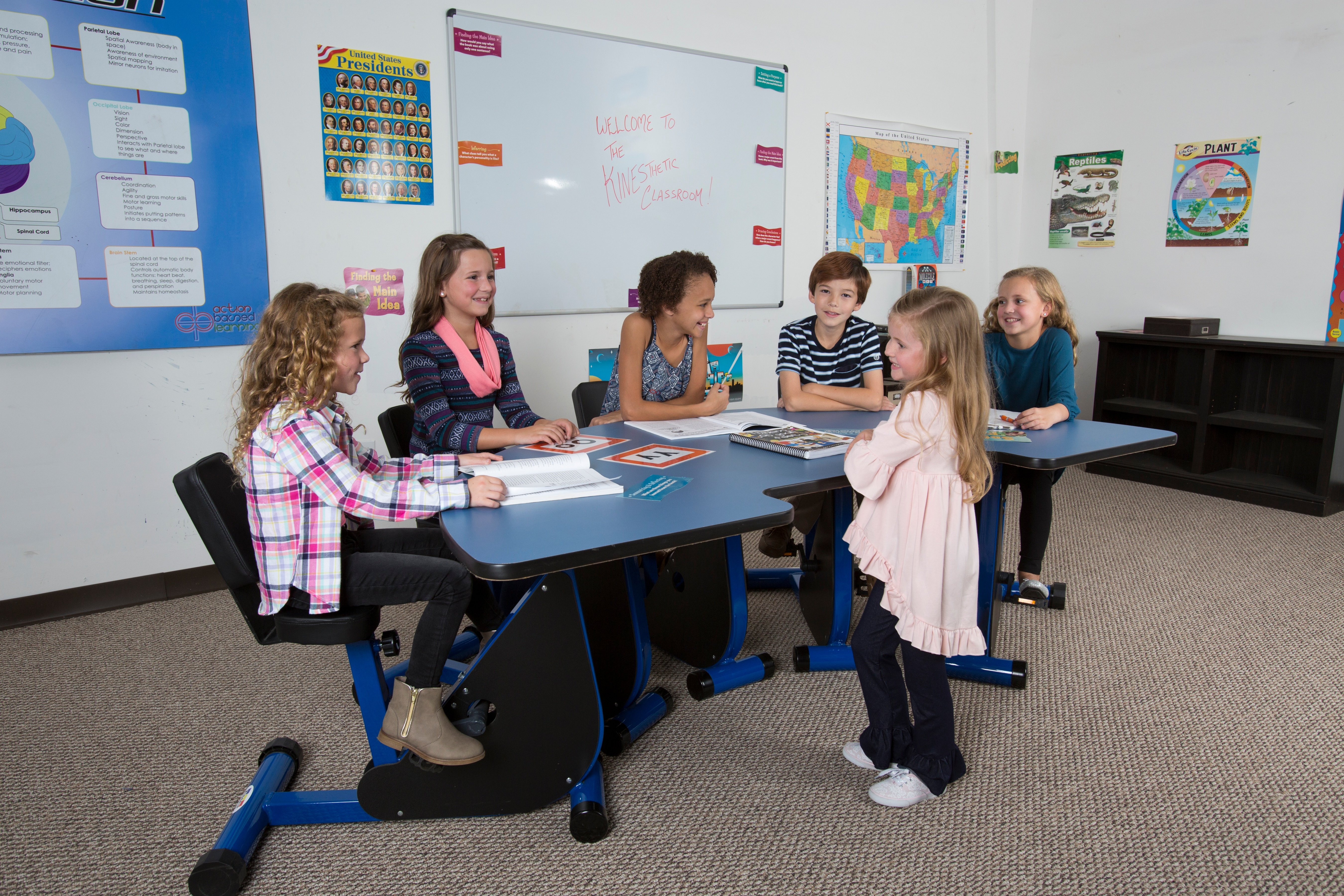 Pedal desk sales for students